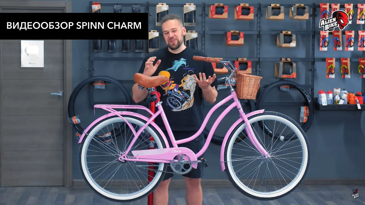 Смотреть видеообзор Велосипед круизер Spinn Charm 24" 1-speed Sky Blue