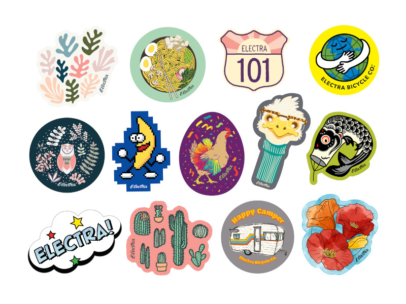 Набор наклеек Electra Decal Sticker Pack 4.0