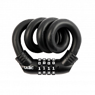 Велосипедный замок Ulac 1970 Memory Cable Lock Combo Black