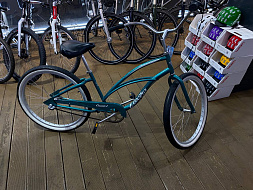 Велосипед Electra Cruiser Lux 3i Step Thru Green Metallic (Garage Vintage)