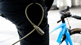 Велосипедный замок Ulac Air Just Z-tie Lock Combo Orange