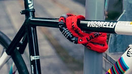 Велосипедный замок Ulac 52nd Street Steel Chain Lock Combo Bumblebee